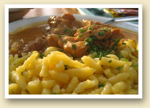 Goulash con Spätzle de El Ciervo Rojo