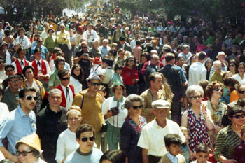 El público durante la Fiesta de la Cerveza